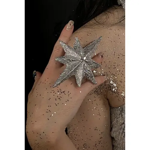 Кольцо Звездочка XL - фото 1