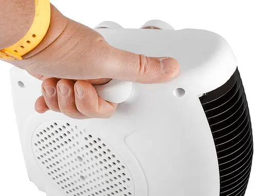 Тепловентилятор Neo Tools електричний 2 кВт, термостат, білий - фото 5