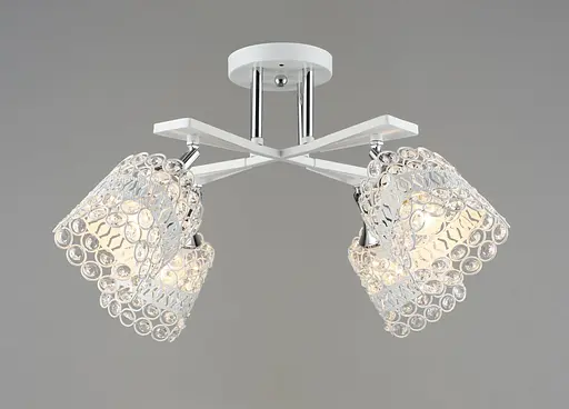 Люстра стельова Sirius B N5958/4 WT+CR з поворотнім механізмом