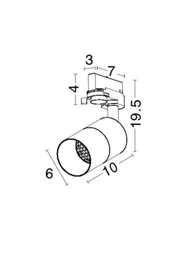 Трековий прожектор Nova Luce DISS 8008801 - фото 3