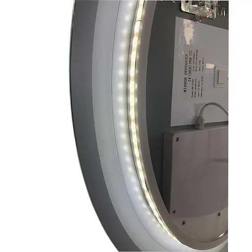 Дзеркало Zerix Fusion MV01-50x70 з LED Touch, Anti-fog, димером, регулятором яскравості ZX6067 - фото 2