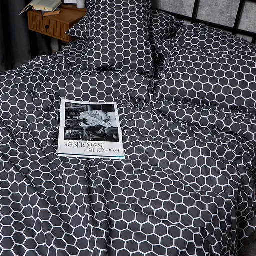 Підковдра Moon&Star Бязь Gold Люкс Black Nectar King Size 220x240 см - фото 4