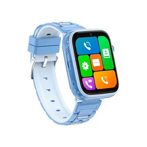 Смарт-часы XO H130 GPS Children's Intelligent 4G Watch Голубой - фото 7
