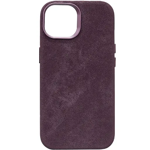 Чехол Epik Denim with MagSafe для Apple iPhone 15, 6.1 Deep Purple