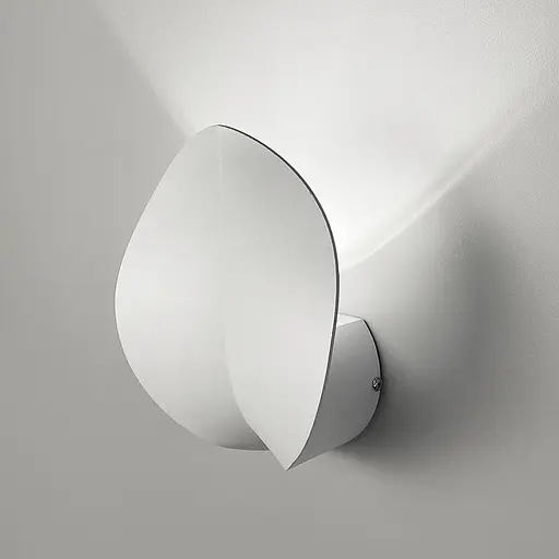 Белое бра в виде листика 18х15 см Line F Арт. WB11/1 WT - фото 5