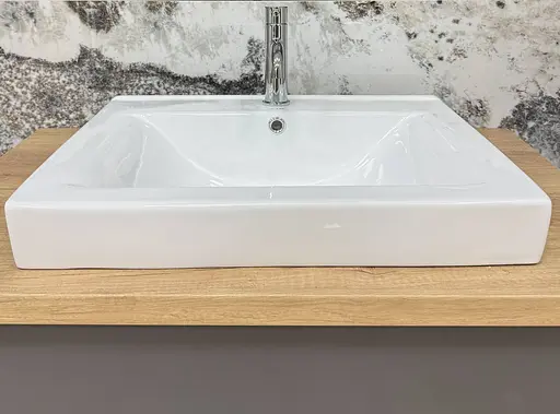 Умивальник VBI Bagnara 60 white врізний VBI-018062, Білий - фото 3