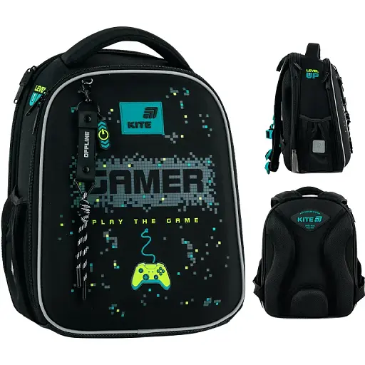 Рюкзак Kite Education 555 каркасный Play the Game - фото 1