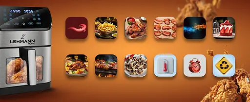 Аэрофритюрница мультипеч Lehmann Tanzi 8л - фото 9