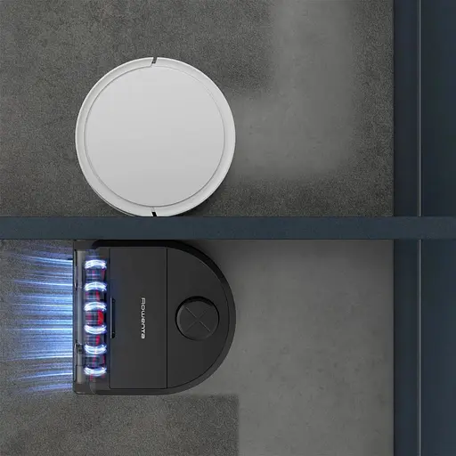 Робот-пилосос Rowenta миючий X-Plorer Serie 220, 5600ПаВт, h=9.7см, 0.35л, конт пилок -0.22л, автон. робота до 120хв, чорний - фото 10