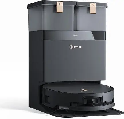 Робот-пилосос з вологим прибиранням ECOVACS Deebot X8 Pro Omni (DEX56 Black) - фото 1