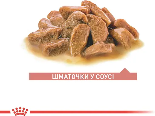 Влажный корм Royal Canin Ageing 11+ полнорационный для кошек от 11 лет кусочки в соусе 85 г - фото 2