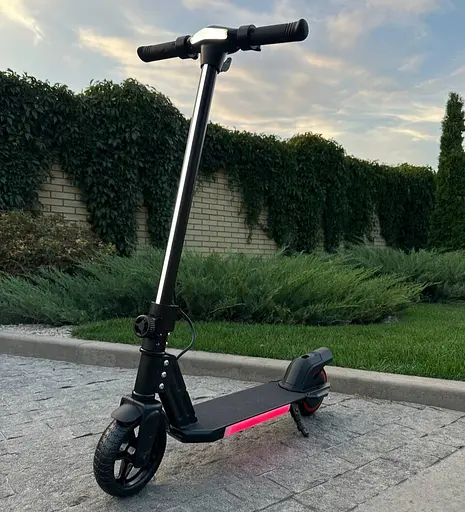 Детский электросамокат GIANT ES2 LED Max черный с LED-подсветкой (модель 2025 года) - фото 6