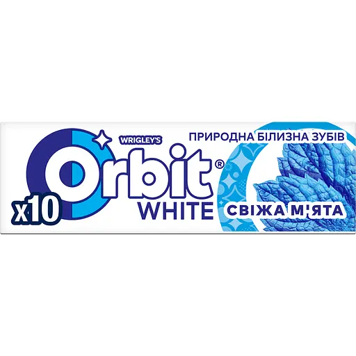 Уценка. Резинка жевательная Orbit Белоснежный Свежая мята, 14 г (686646) - фото 2