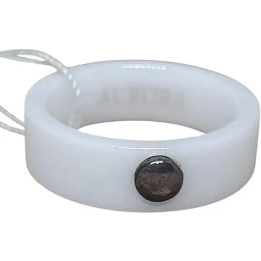 Серебряное кольцо Aurora с керамикой. С1142Б 16,5