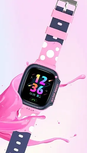 Детские смарт-часы Baby Smart Watch Y92 Wi-Fi GPS розово-синий - фото 5