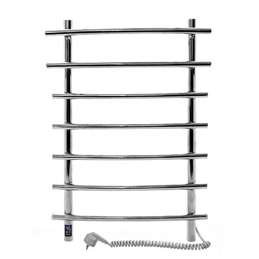 Электрический полотенцесушитель Navin Премиум 500x700 Sensor с таймером, правый 12-028053-3680, Хром, Правое, Электронный - фото 1