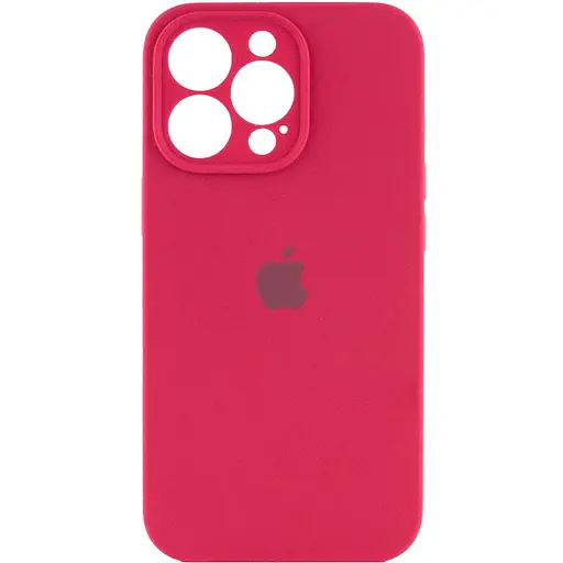 Чехол Epik Silicone Case Full Camera Protective AA для Apple iPhone 13 Pro Max 6.7 Красный/Rose Red
