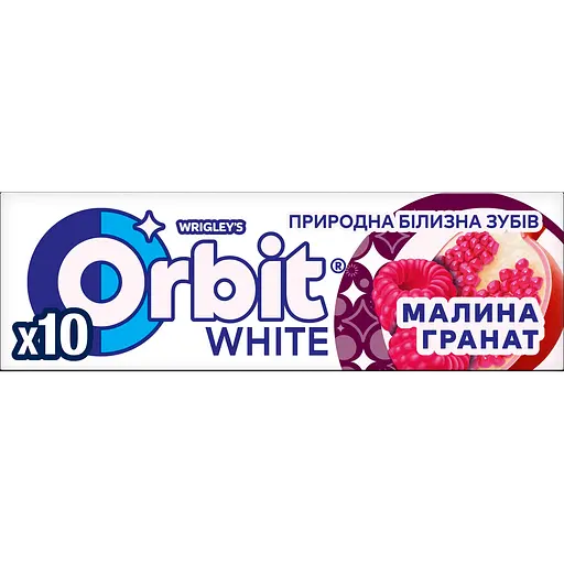 Набір: батончик Snickers Super +1 з арахісом 112 г + гумка жувальна Orbit White Малина-гранат 14 г 5 шт. - фото 3