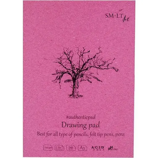 Блокнот-склейка для рисунка SM-LT Art Authentic А5 (14.8х21 см) 120г/м2 60л - фото 1