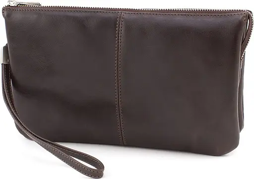 Шкіряний чоловічий клатч GRANDE PELLE 26х16х3 см sum0023820 - фото 3