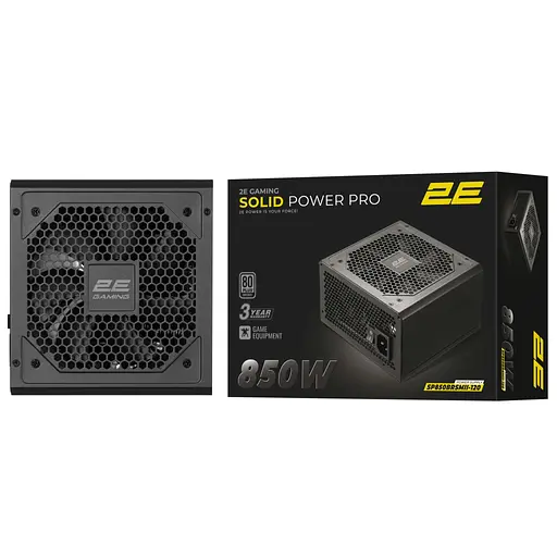 Блок питания 2E 850W GAMING Solid Power Pro (2E-SP850BRSMII-120) - фото 4