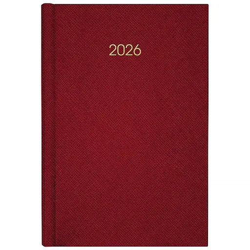 Дневник 2026 Classic Style бордовый 145 x 210 мм (8840-26-3-A)