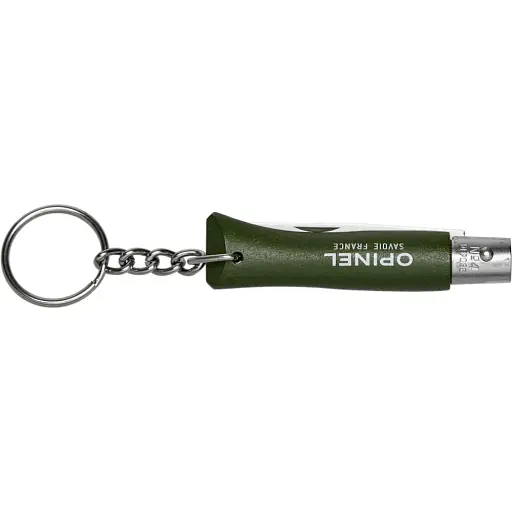 Нож Opinel Keychain №4 VRI Inox. Цвет – зеленый - фото 4