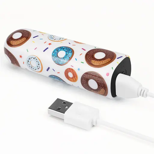 Вібратор для клітора Lovetoy Donut Massager 8.5 см (білий) - фото 2