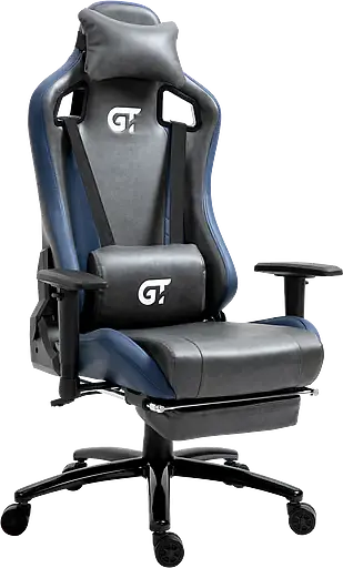 Геймерське крісло GT Racer чорне із синім (X-5105 Black/Blue) - фото 4