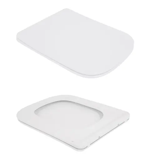 Унитаз подвесной Qtap Crow Rimless, с сиденьем Slim Duroplast/ Soft-close/ Quick Release QT05335171RW - фото 5