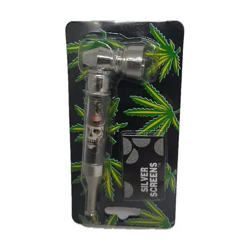 Трубка курильна металева №HL-YD038-3 Череп (15566)