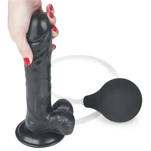 Фалоімітатор LoveToy Squirt Extreme 9 23 см чорний - фото 8