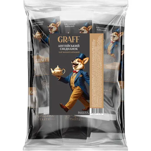 Уценка. Чай черный байховый Чай черный байховый Английский завтрак 50 шт. x 2 г - фото 1