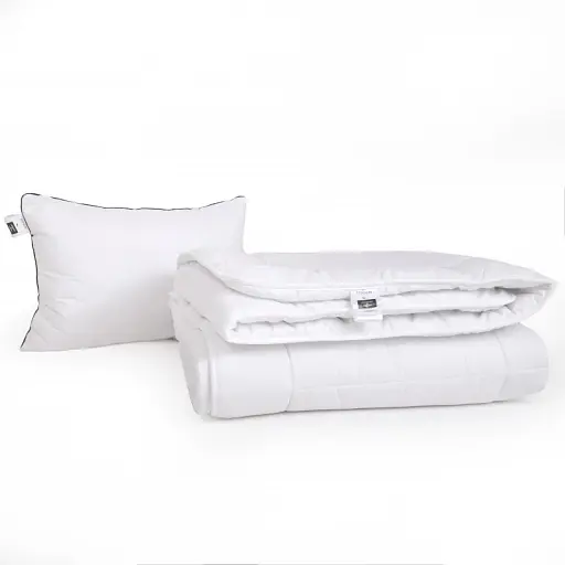 Набор MirSon антиаллергенный №9596 Bianco EcoSilk деми одеяло 140х205 см + подушка белый (2200010807103) - фото 2