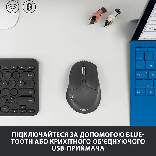 Беспроводная мышь Logitech M720 Triathlon Wireless/Bluetooth (910-004791) - фото 4