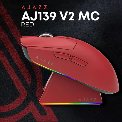 Миша Ajazz AJ139 V2 MC Red (AJ139-V2-MC-R) - фото 6