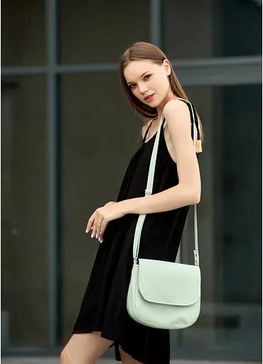 Сумка кросбоди Sambag Rose BZN мята 20 х 24 х 7 см (94000014) - фото 1
