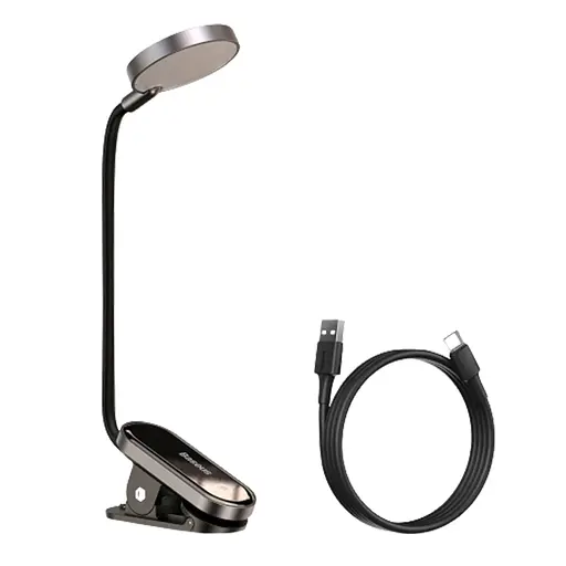 Настільна лампа Baseus Comfort Reading Mini Clip Lamp Dark Gray (DGRAD-0G) (67870)