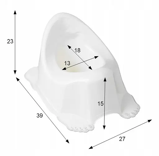 Антиковзкий дитячий горщик з музикою Tega Baby Bunny powder pink - фото 2