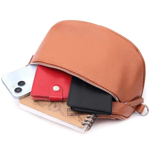 Кожаная женская сумка Vintage 24х16х6 см sum0026606 - фото 10