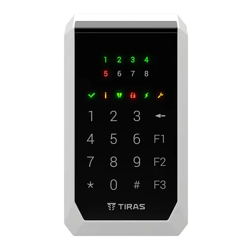 Клавиатура Tiras K-PAD8 Black на 8 индикаторов зон (21-00027) - фото 3