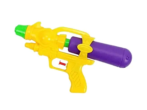 Водный пистолет 627-2, механический принцип работы, в пакете (6984552190034) Жёлтый - фото 1