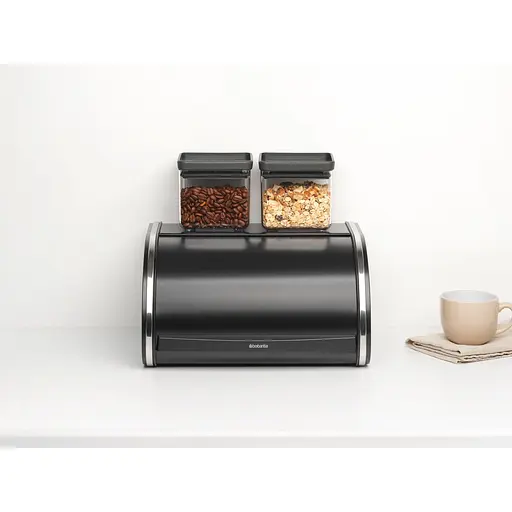 Хлебница Brabantia Roll Top Bread Bin 17.3x31.6x26.5 см черная (236686) - фото 5