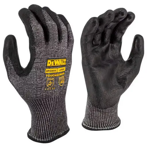 Рукавички DeWalt універсальні з високою стійкістью до порізів та чутливістю до сенсорного екрану р.L/9 (DPG860L)