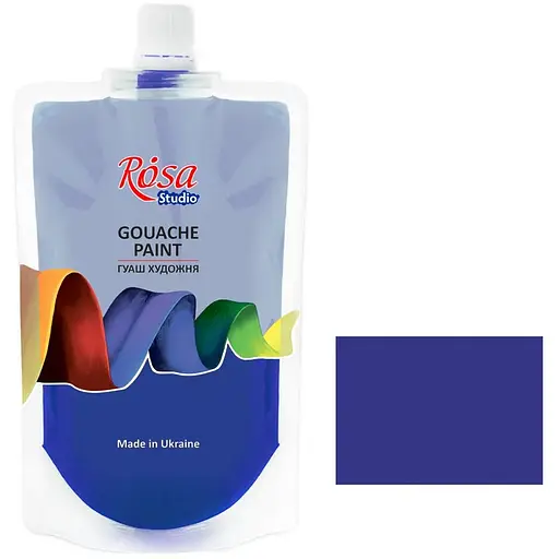 Краска гуашевая Ультрамарин (915) 200 мл Rosa Studio