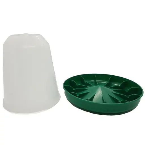 Годівниця Бункер для домашніх птахів пластикова 0.7 л - фото 2