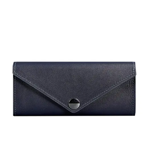Женский кожаный кошелек Керри 1.0 темно-синий - фото 7
