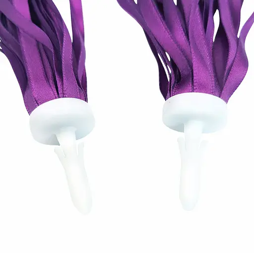 Ленты в руль детского велосипеда / самоката атласные однотонные фиолетовый (G00019654) - фото 3