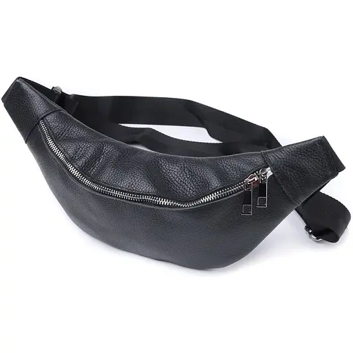 Cумка-бананка Shvigel унісекс з натуральної шкіри 26х13х2 см sum0026997 - фото 1