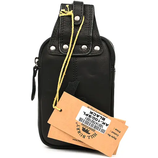 Кожаная сумка чехол Hill&Burry через плечо 23х14х7.5 см sum0028201 - фото 3